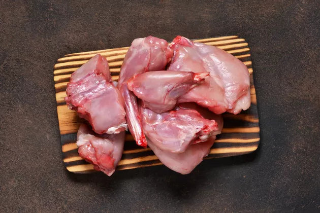 Live Rabbit Meat 1 KG (Meat Curry Approx 0.650 Grams)